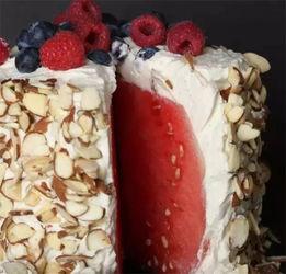 吃喜瓜主题甜点